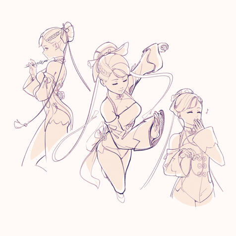 Lu Qi - idle animations
